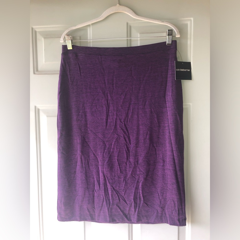 Liz Claiborne Career Purple Women's Skirt